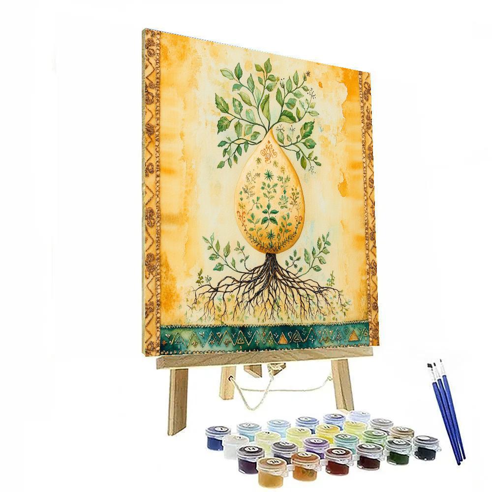 Frida Kahlo Inspired Resilient Seed Numbered painting kits