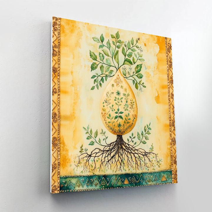 Frida Kahlo Inspired Resilient Seed Numbered painting kits