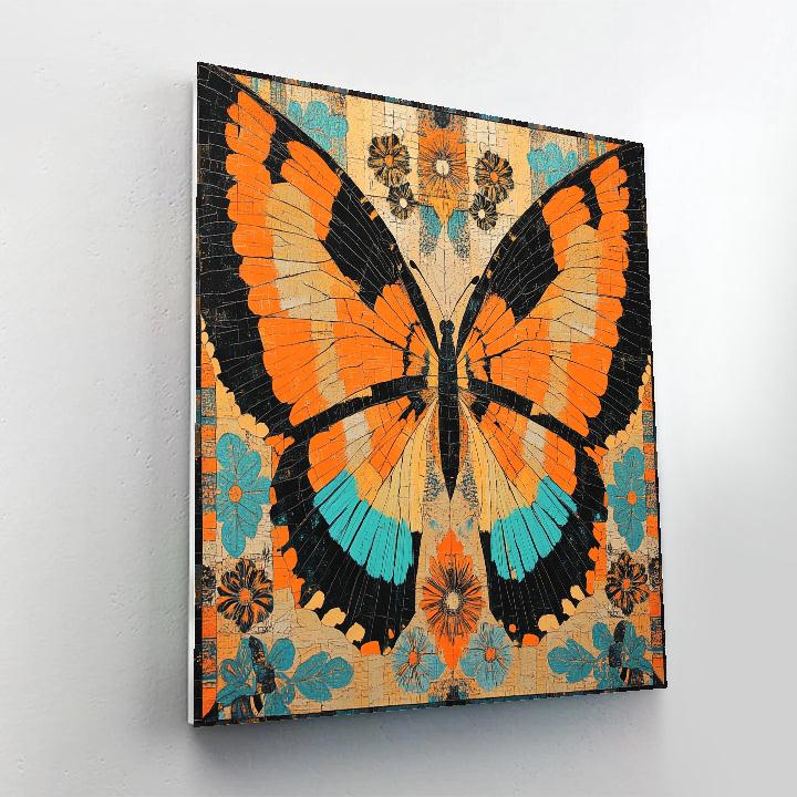 Frida Kahlo Inspired Winged Monarch Lullaby Numbered painting kits