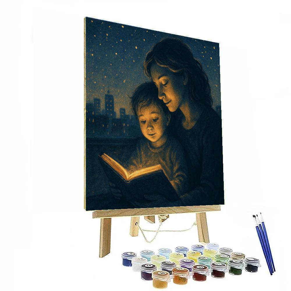 Starlit Storytime Painting by numbers kit