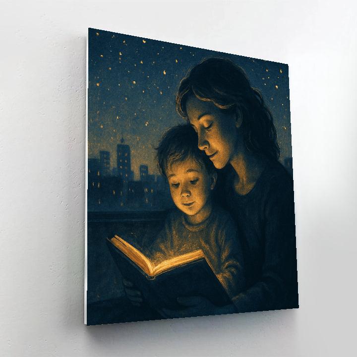 Starlit Storytime Painting by numbers kit