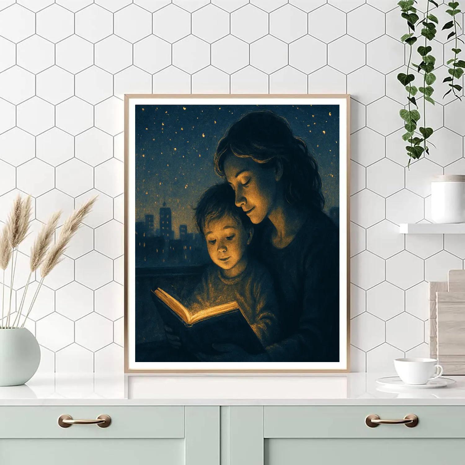 Starlit Storytime Painting by numbers kit