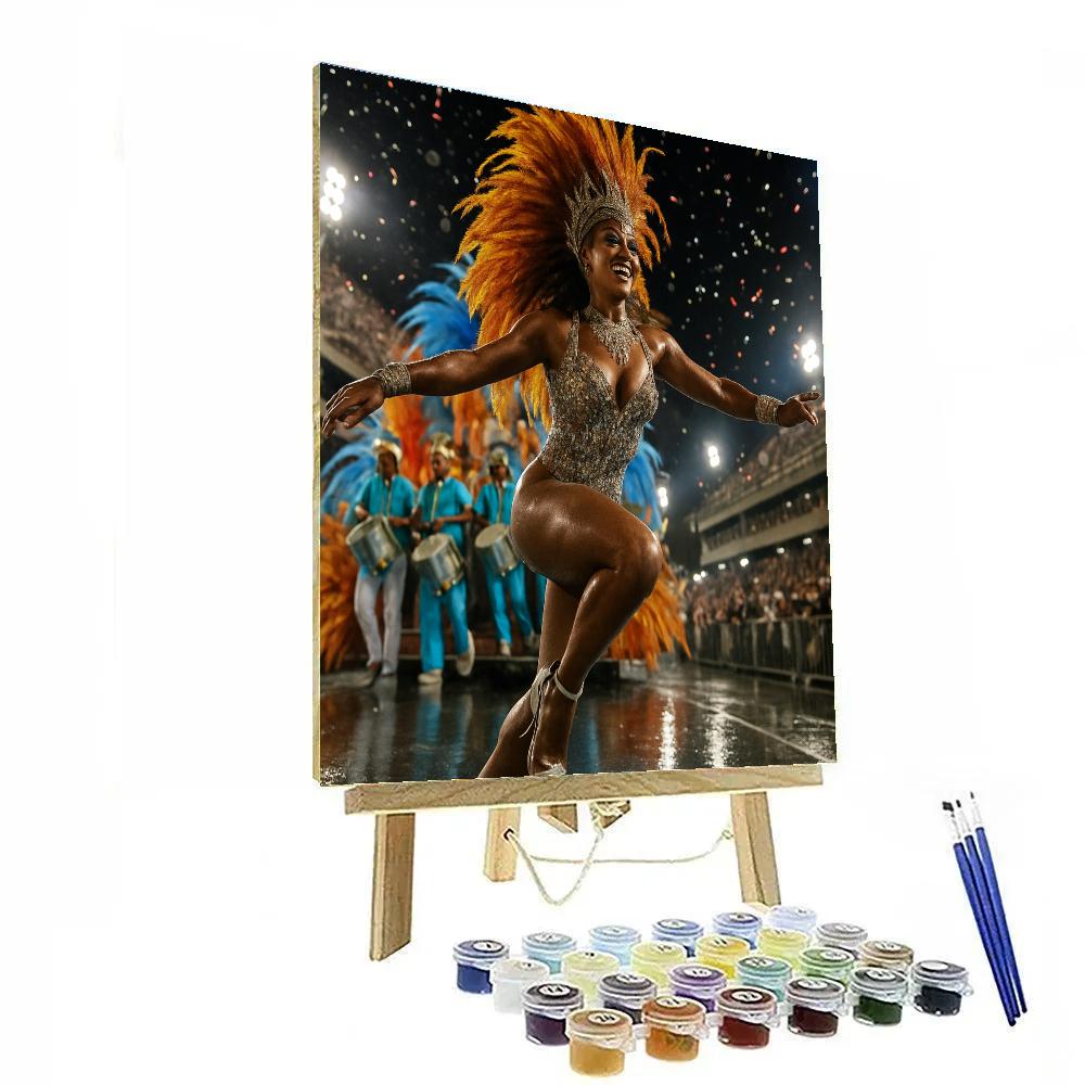 Rio Night Carnival Parade Painting by numbers kit