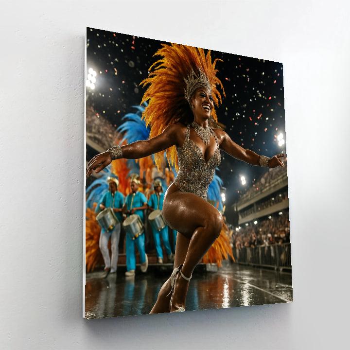 Rio Night Carnival Parade Painting by numbers kit