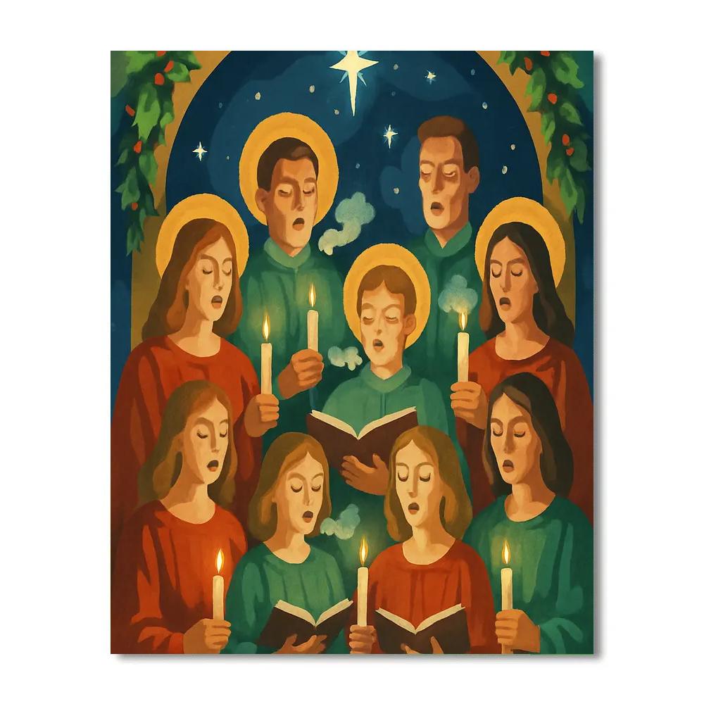Midnight Starlight Choir Paint by numbers kits