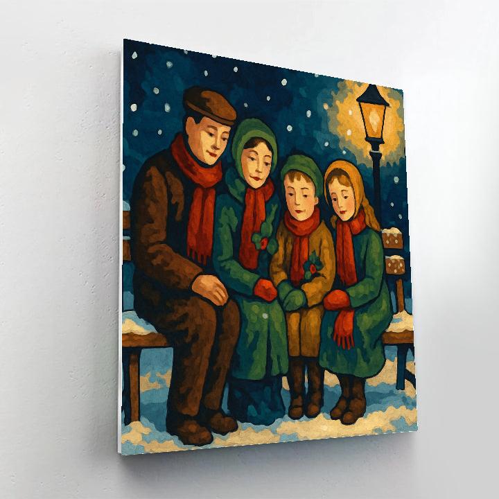 Park Bench Promises Number painting
