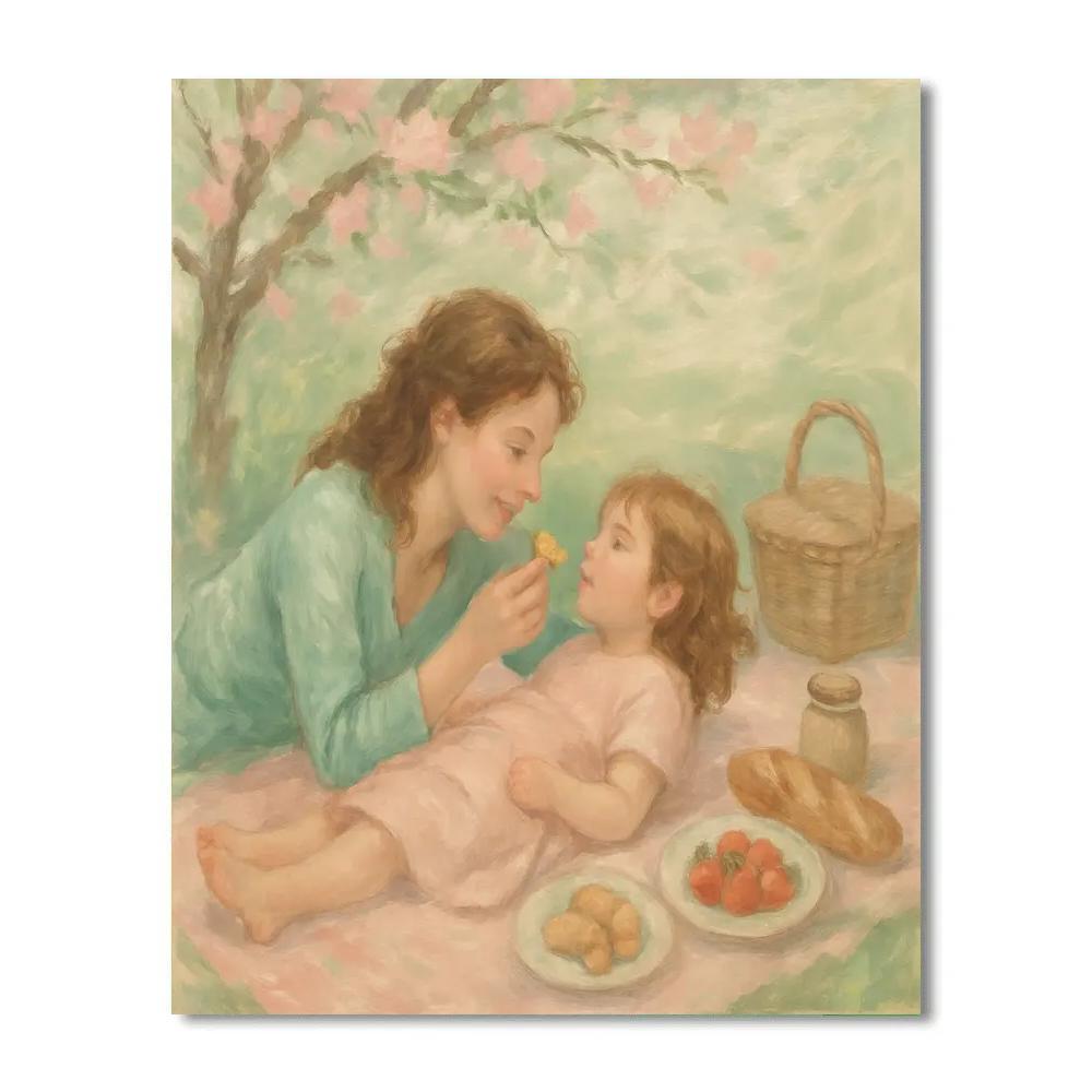 Picnic Blanket Portrait Paint by numbers kits