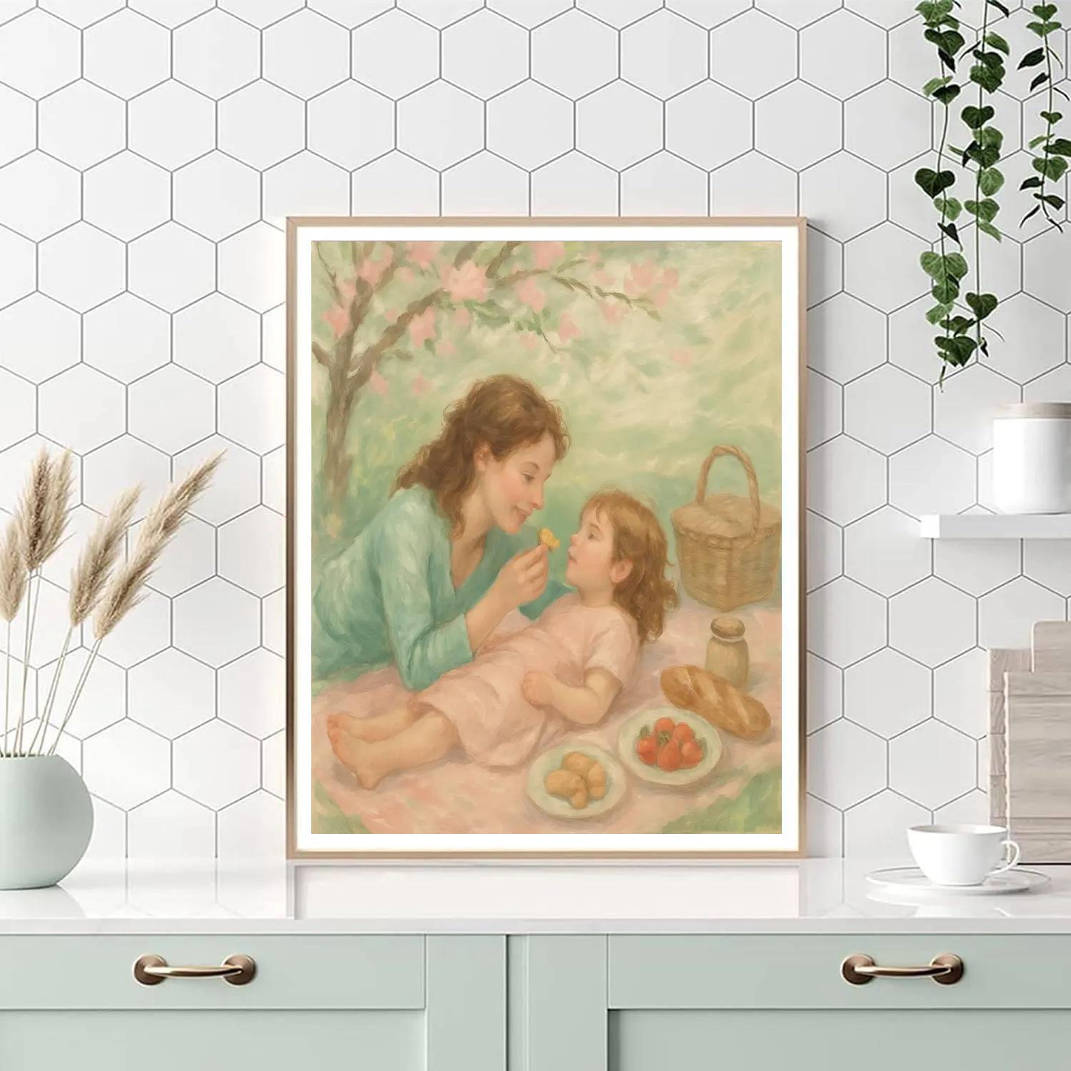 Picnic Blanket Portrait Paint by numbers kits