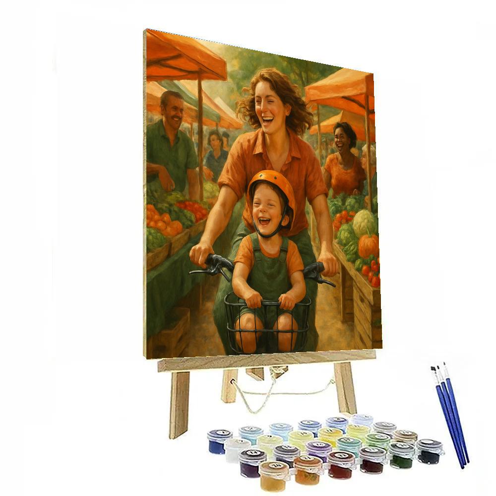 Bike Basket Market Run painting number kit