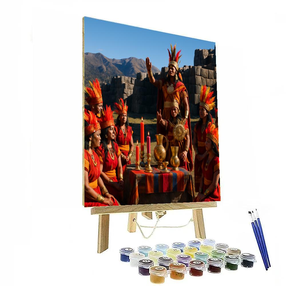 Inti Raymi Sun Festival In Cusco DIY paint by numbers