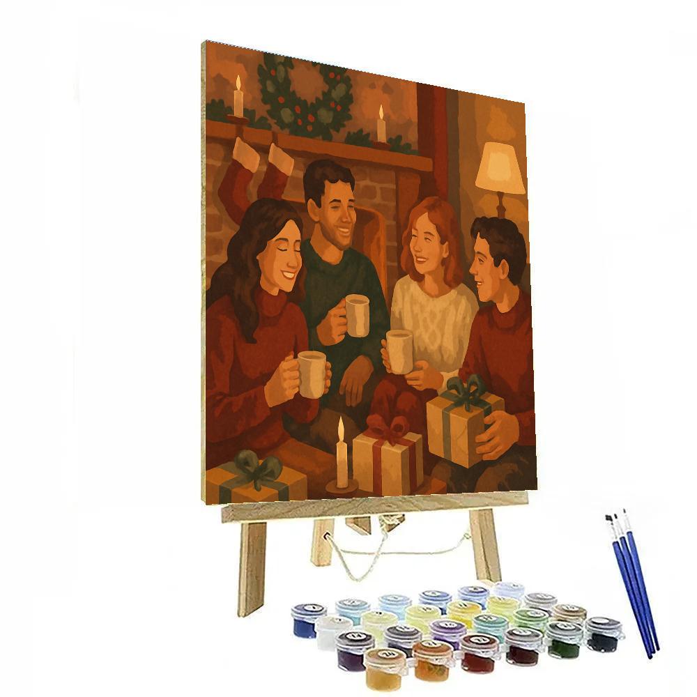 Holiday Hearthlight Number painting