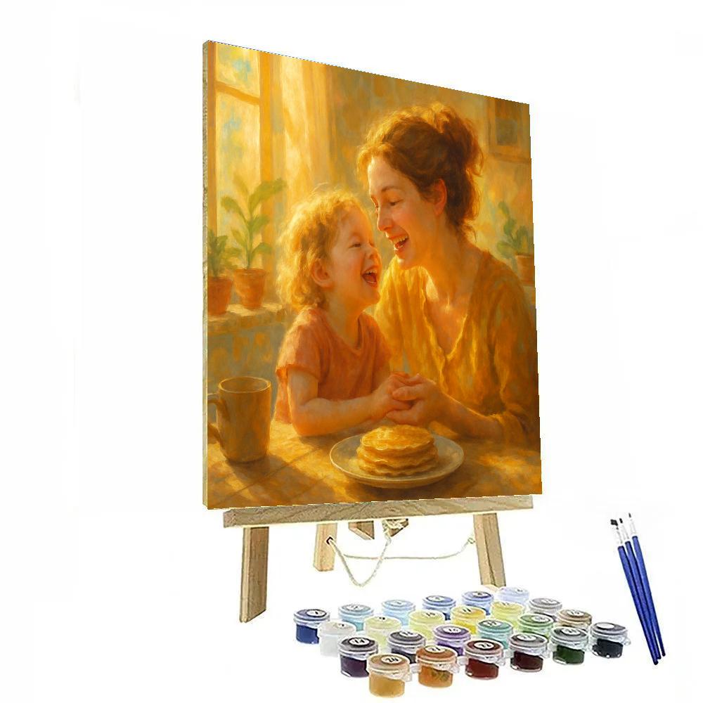 Morning Sunbeam And Laughter painting number kit