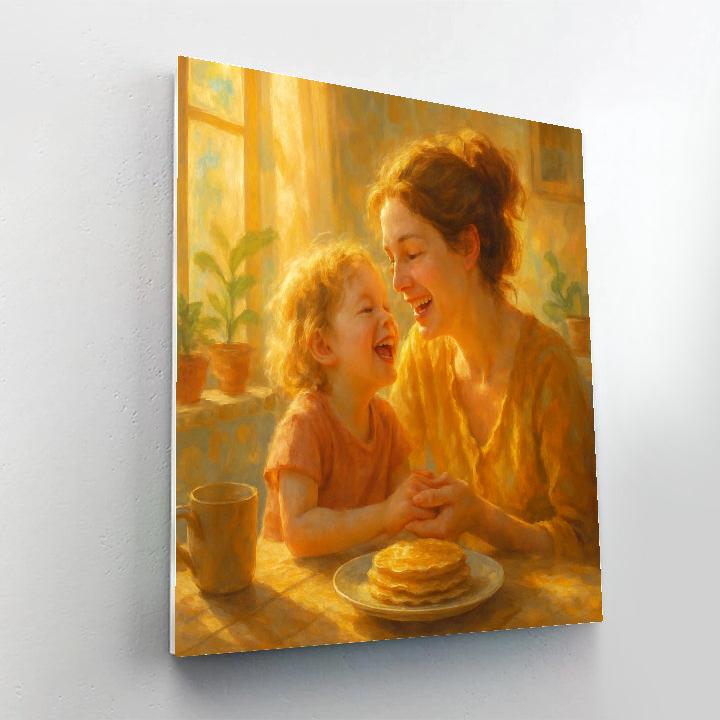 Morning Sunbeam And Laughter painting number kit
