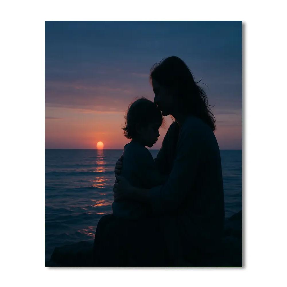 Quiet Moments By The Seaside paint by numbers