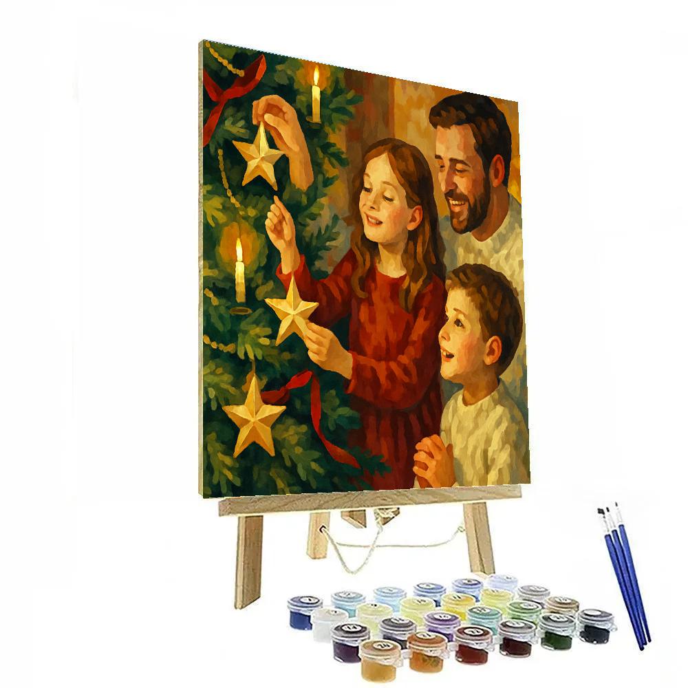 Star-Trimmed Treasures DIY paint by numbers
