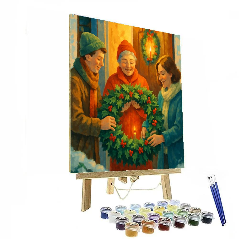 Wreath Of Warmth Painting by numbers kit