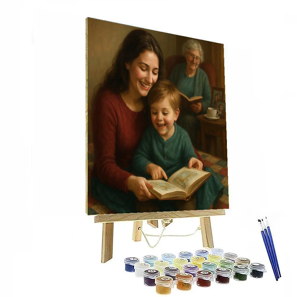 Generations Quilt Storytime painting number kit