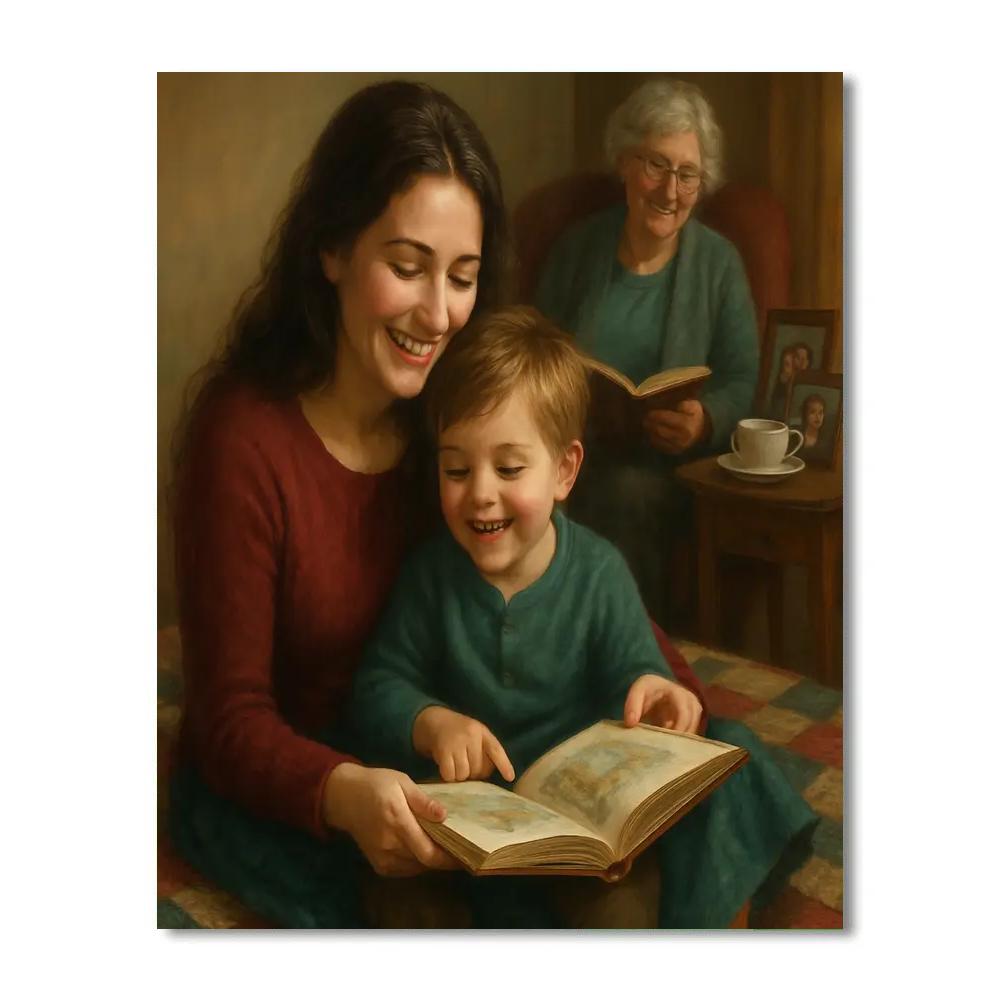 Generations Quilt Storytime painting number kit