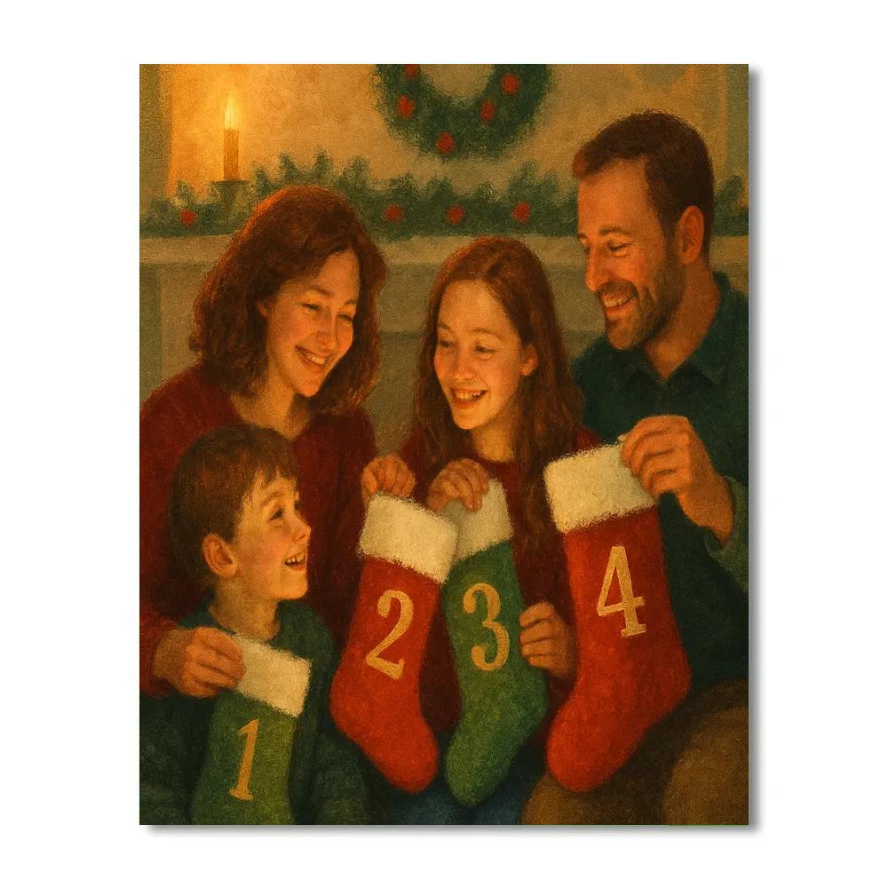 Stocking Exchange Number painting