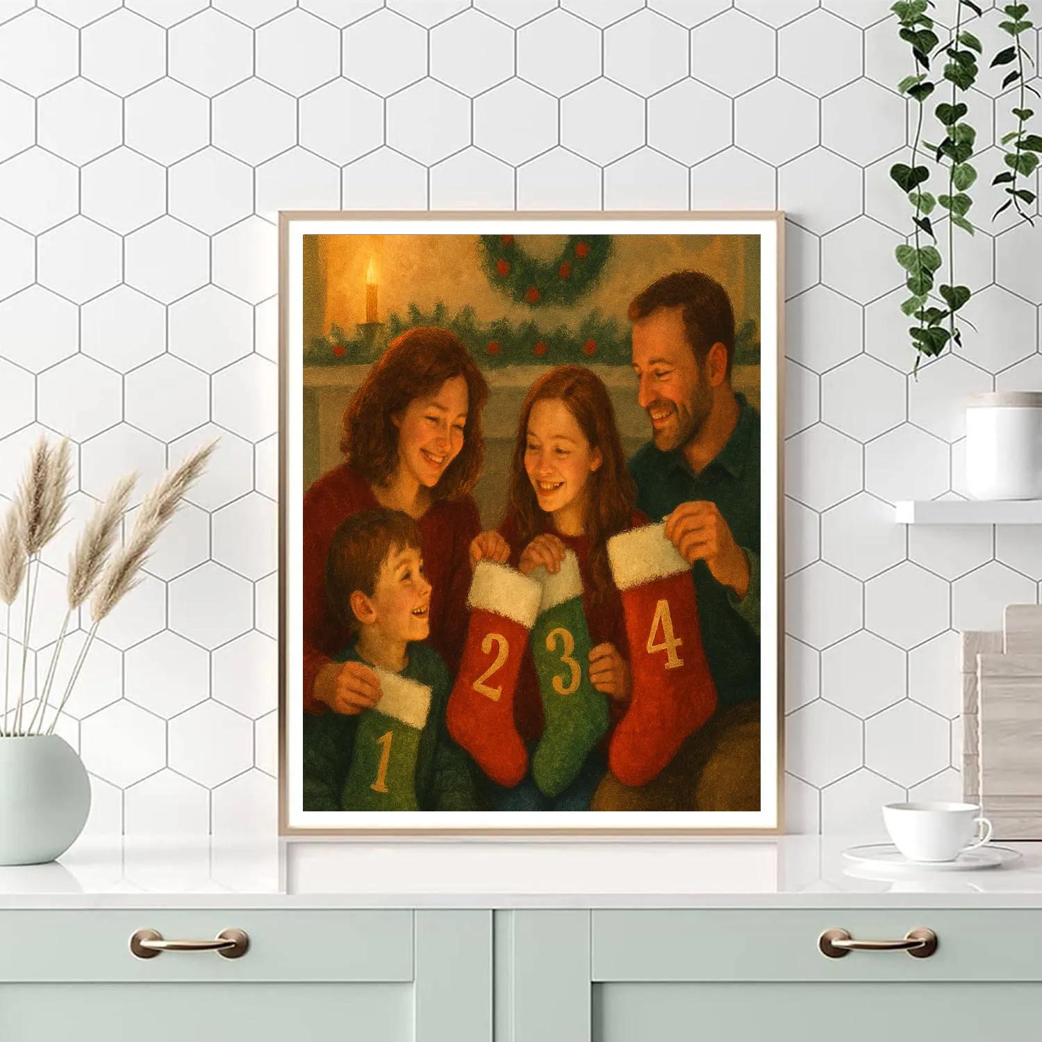 Stocking Exchange Number painting