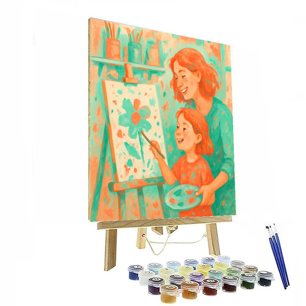 Art Class Together DIY paint by numbers