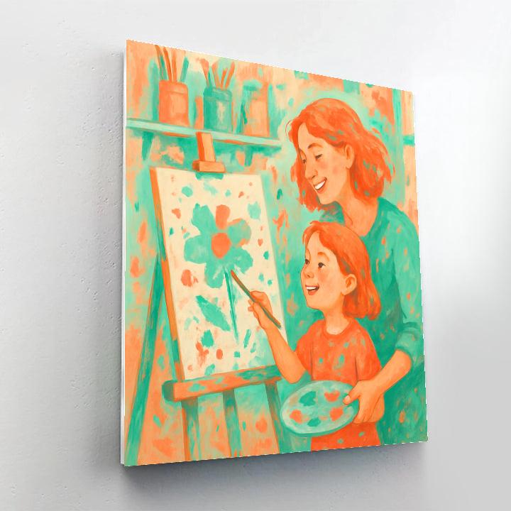 Art Class Together DIY paint by numbers