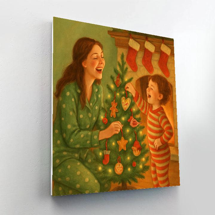 Pajama Tree Decorating Paint by numbers kits