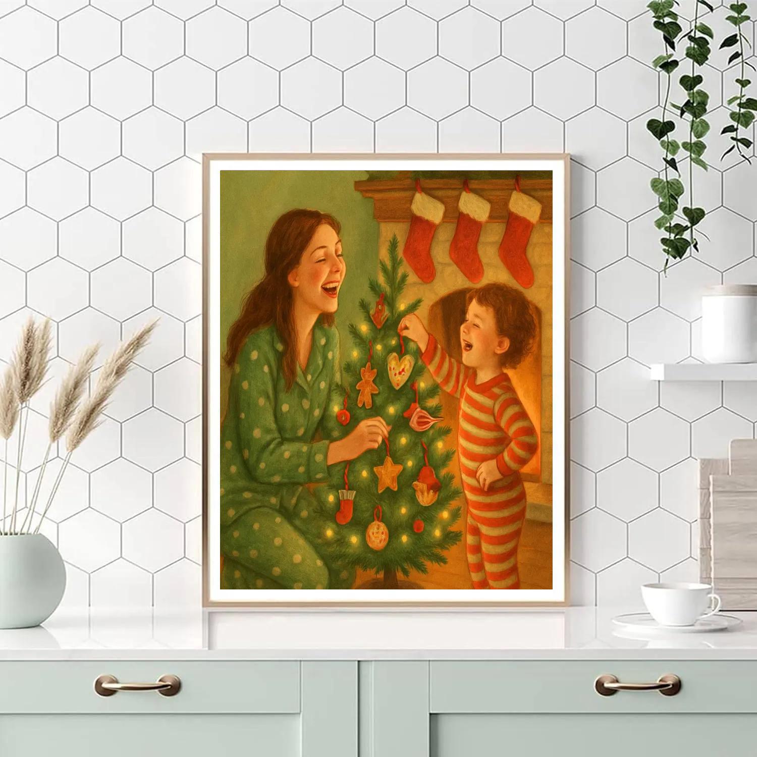 Pajama Tree Decorating Paint by numbers kits