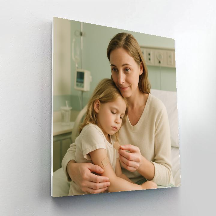 Hospital Visit Healing Hug Painting by numbers kit