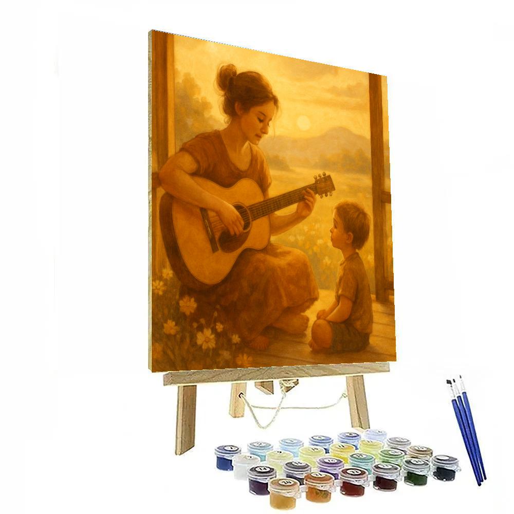 Sunrise Serenade With Mom DIY paint by numbers