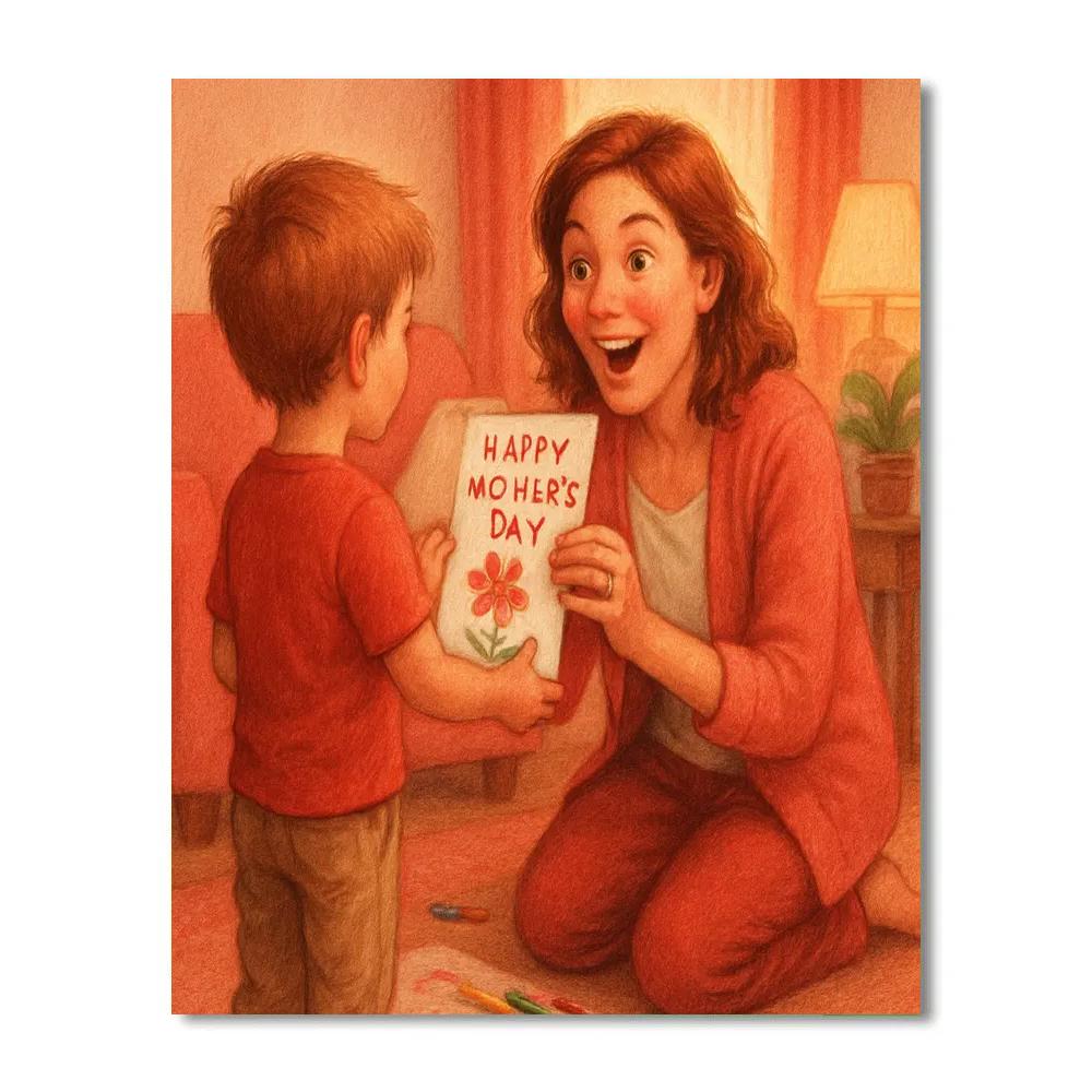 Handmade Gift Of Love Number painting