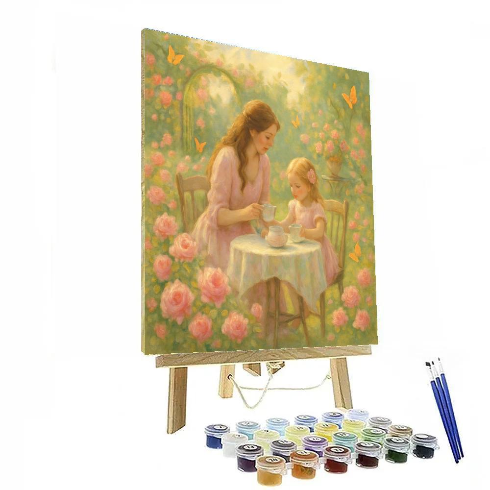 Garden Tea Party Celebration paint by color