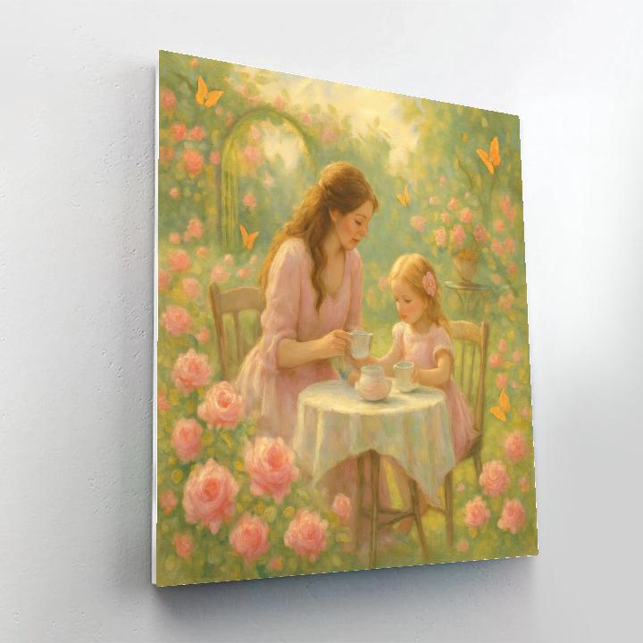 Garden Tea Party Celebration paint by color