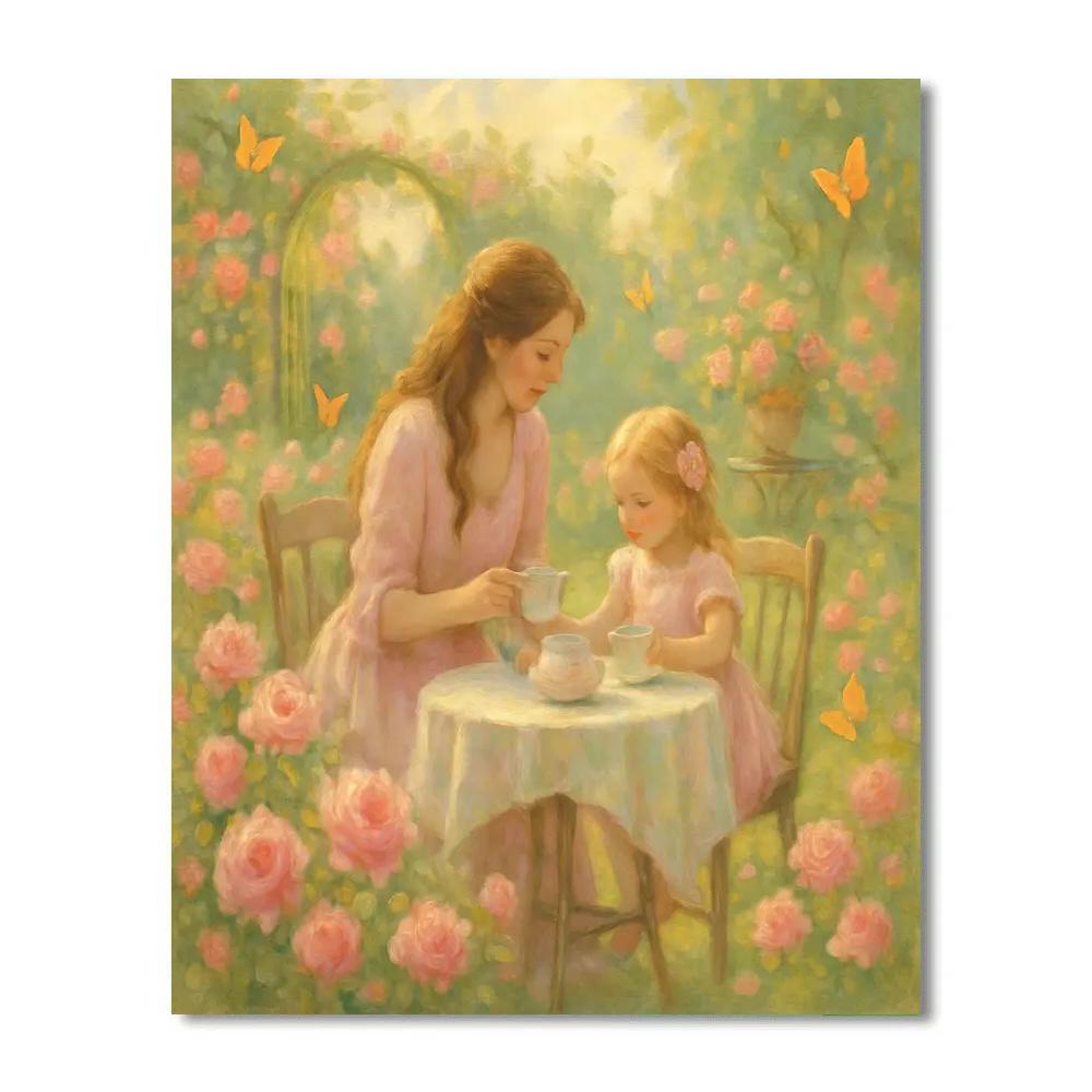 Garden Tea Party Celebration paint by color