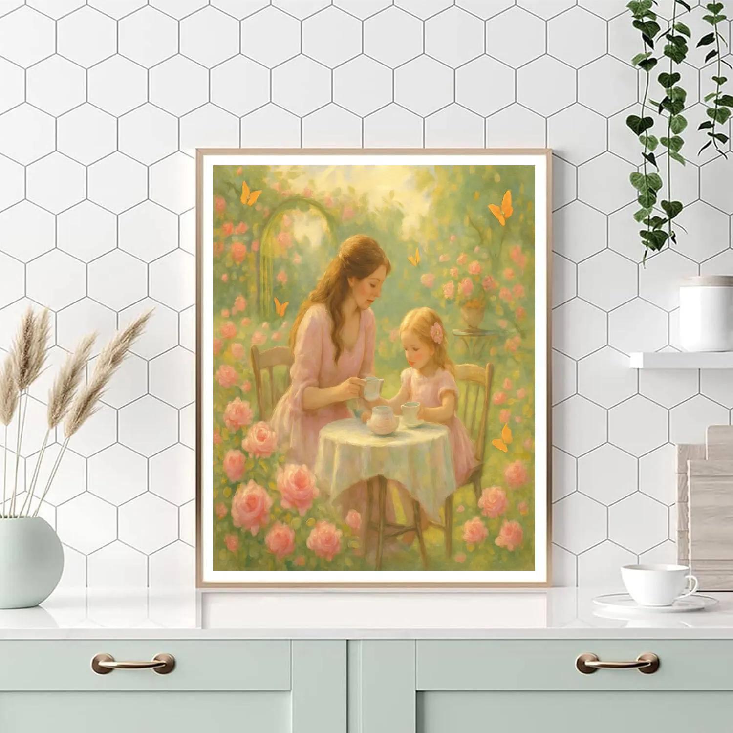 Garden Tea Party Celebration paint by color