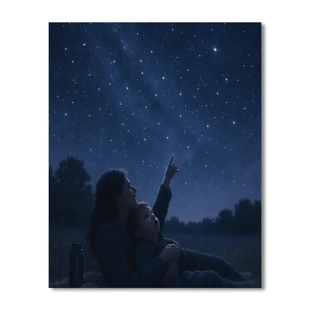 Stargazing Blanket Promise painting number kit