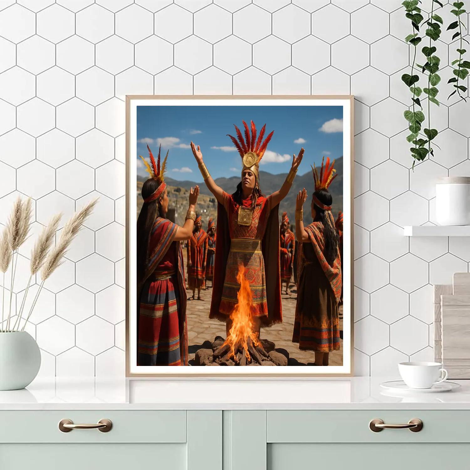 Inti Raymi Cusco Ceremony Painting by numbers kit