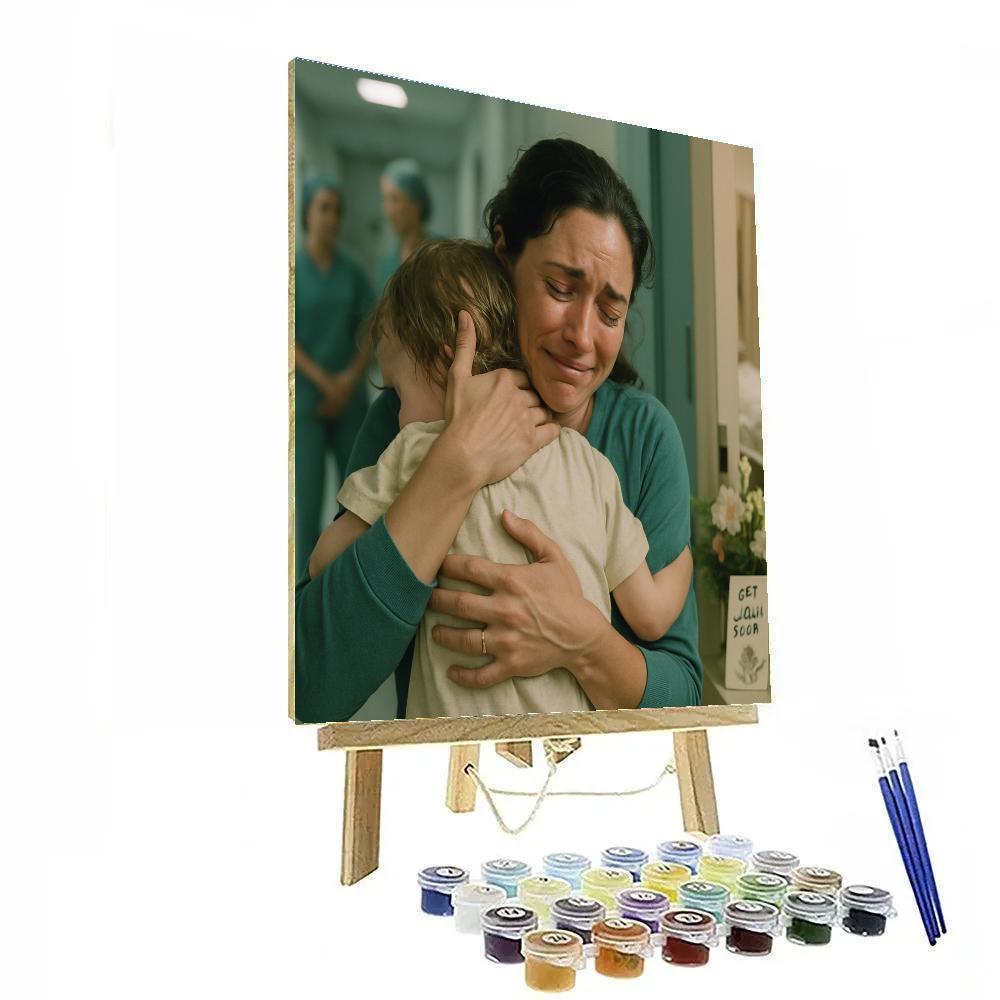 Hospital Reunion Relief Paint by numbers art