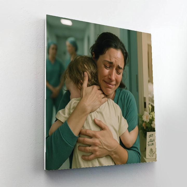 Hospital Reunion Relief Paint by numbers art