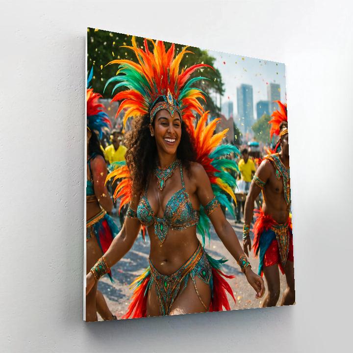 Trinidad Carnival Panorama Paint by numbers kits