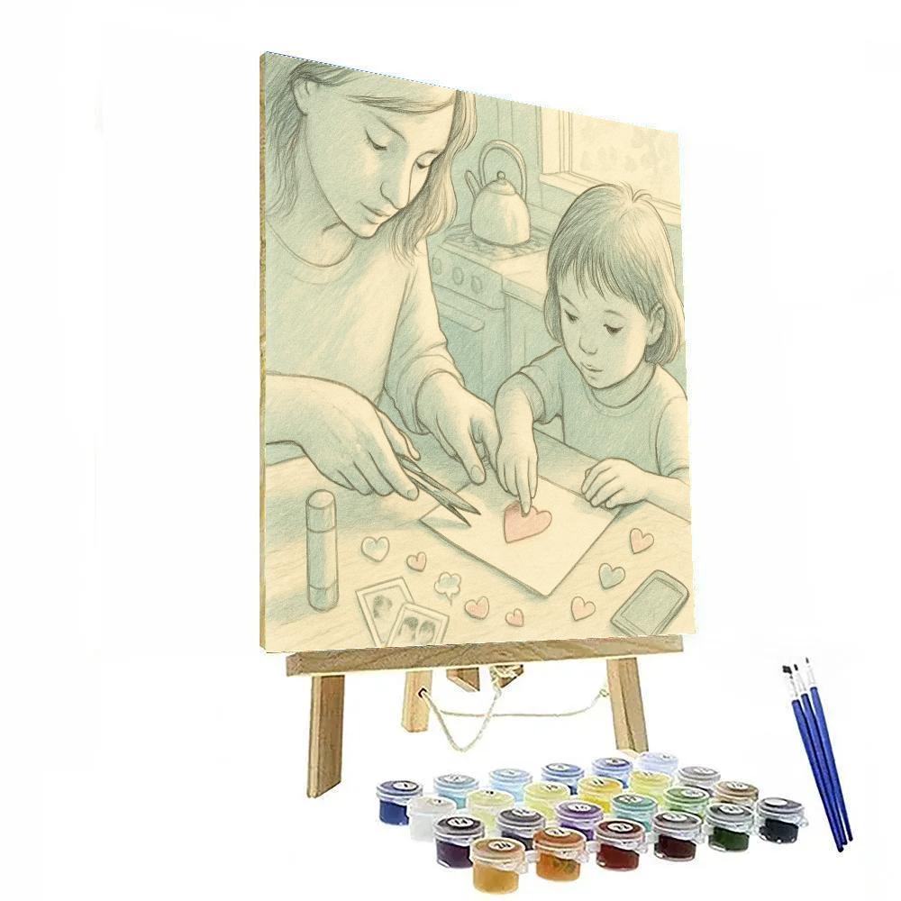 Quiet Kitchen Letter Making painting number kit