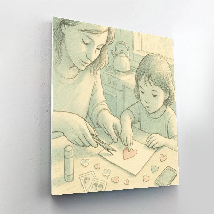 Quiet Kitchen Letter Making painting number kit