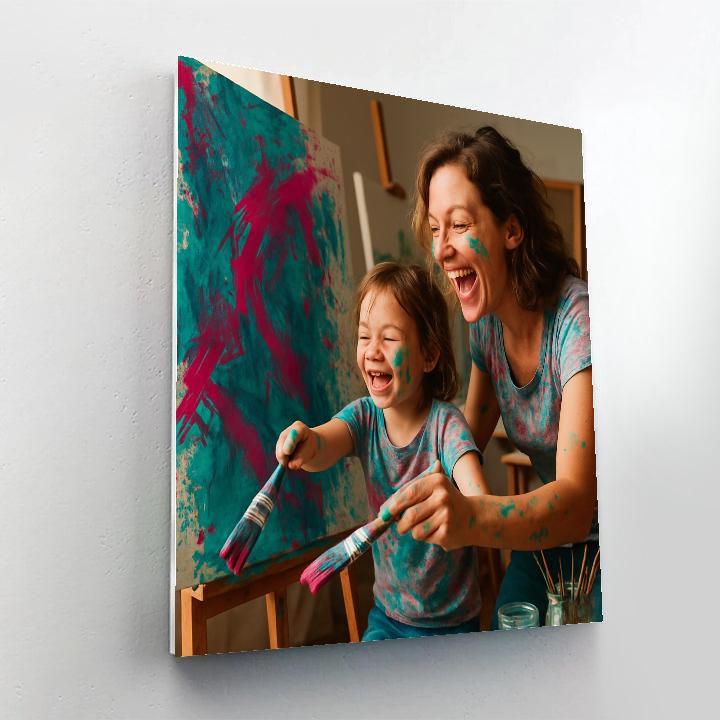 Art Studio Collaborative Canvas Painting by numbers kit