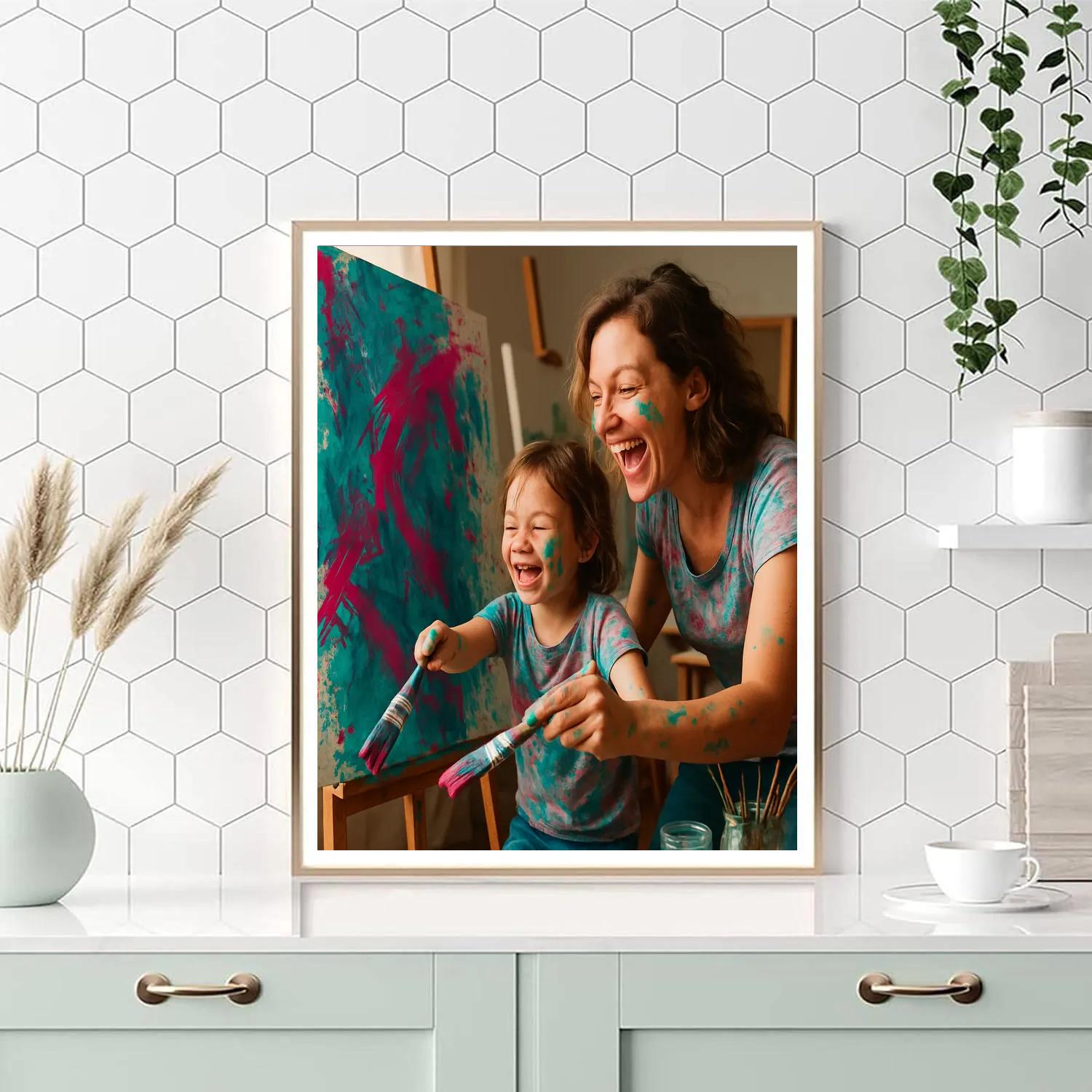 Art Studio Collaborative Canvas Painting by numbers kit