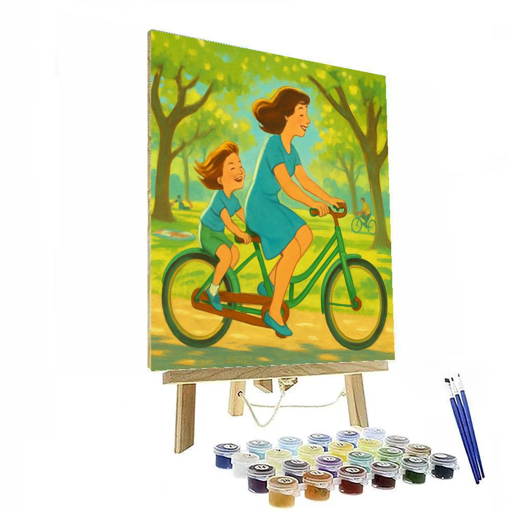 Bicycle Built For Two Ride Painting by numbers kit