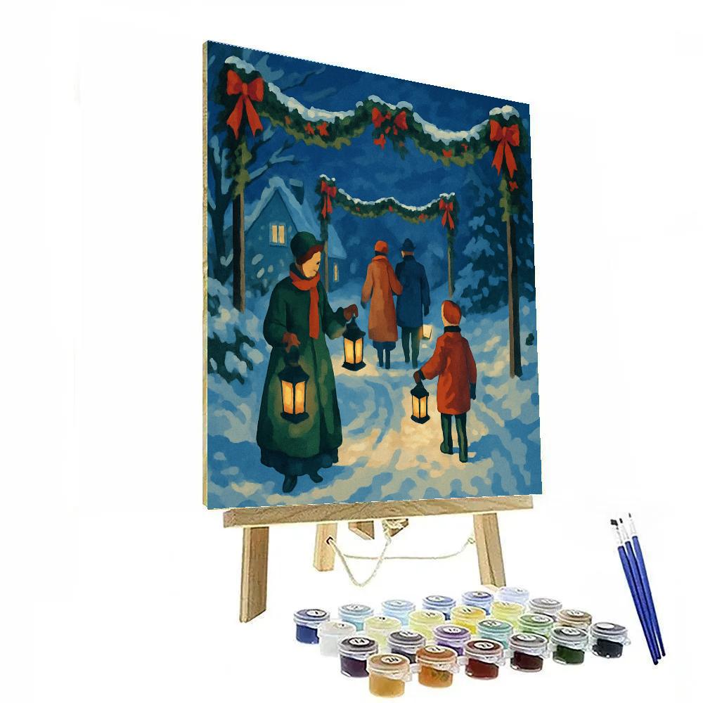Lanterns On The Lane Paint by numbers kits