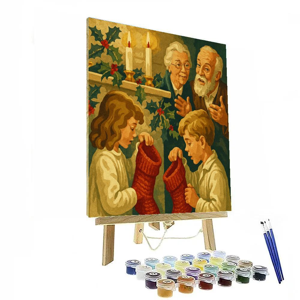Stockings And Stories paint by number