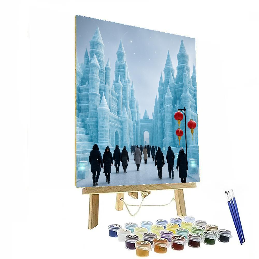 Harbin Ice And Snow Festival China Paint by numbers art