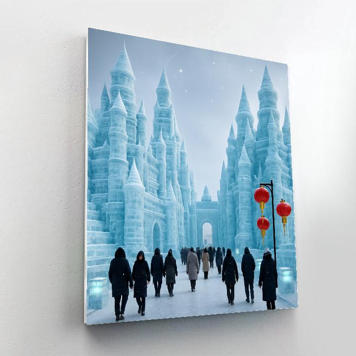 Harbin Ice And Snow Festival China Paint by numbers art