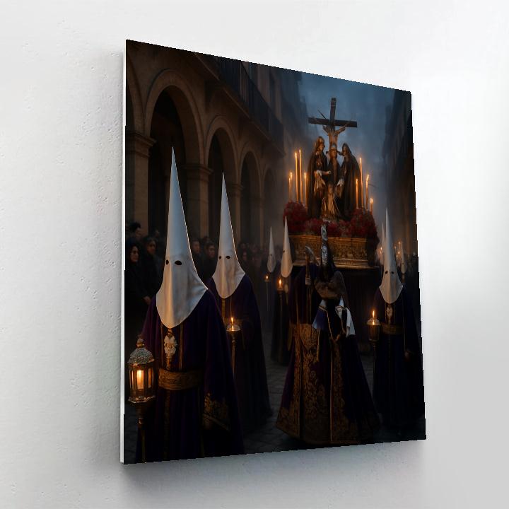 Semana Santa Procession Seville Spain Paint by numbers kits
